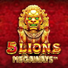 5 Lions Megaways slot visual from Pragmatic Play available on boomerangkazino.com