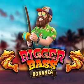 Bigger Bass Bonanza by Pragmatic Play, showcased at boomerangkazino.com – game logo