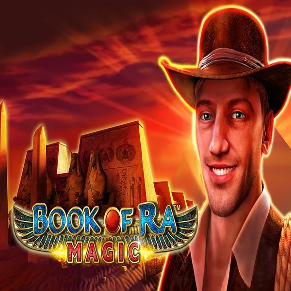 Book of Ra Magic game by Greentube – logo hosted on Boomerang Casino