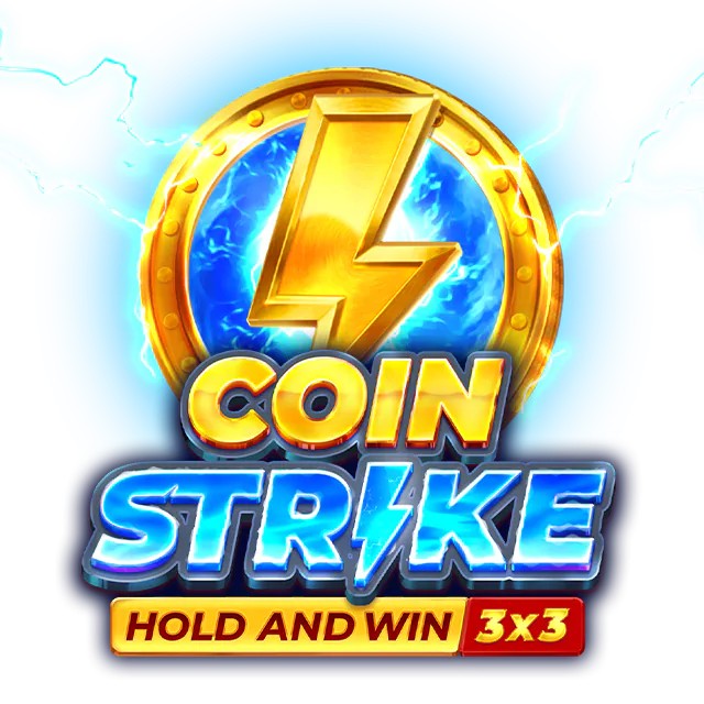 Coin Strike: Hold and Win slot logo by Playson at Boomerang Casino
