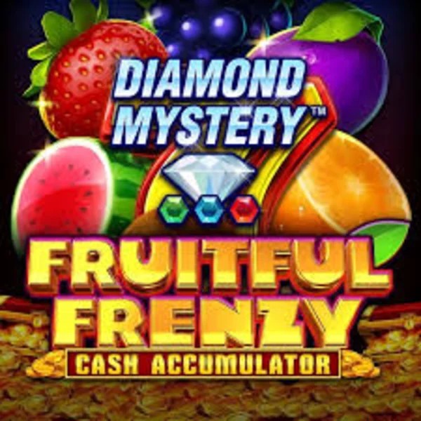 Diamond Mystery Fruitful Frenzy Cash Accumulator by Greentube, showcased at boomerangkazino.com – game logo