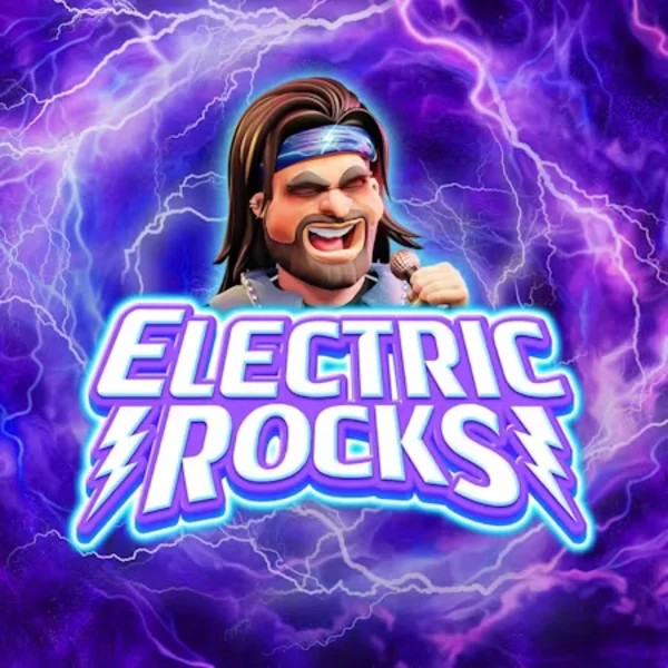 Electric Rocks logo by Inspired Gaming at Boomerang Casino