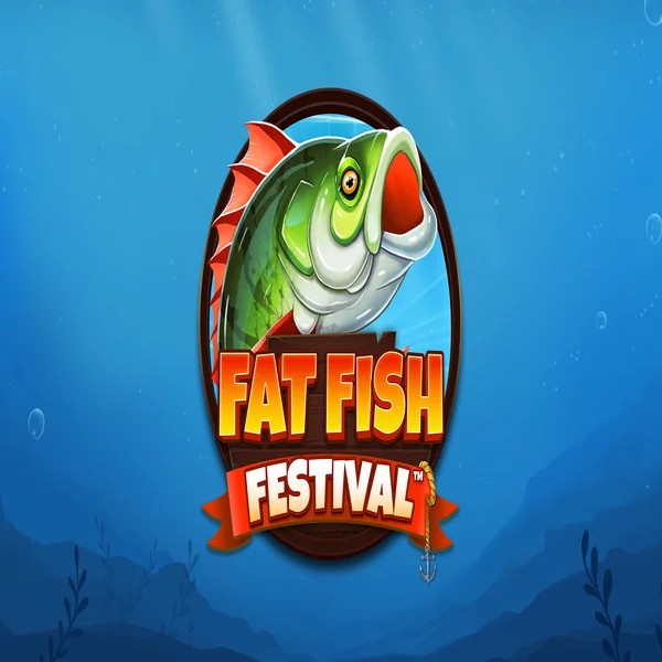 Fat Fish Festival slot logo by Wishbone Games at Boomerang Casino