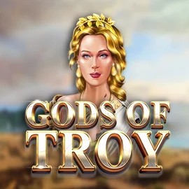 Official Slots logo: Gods of Troy by Red Tiger Gaming at Boomerang Casino