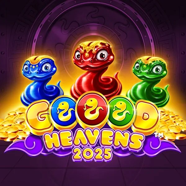 Slots logo of Goood Heavens from Rarestone Gaming at Boomerang Casino
