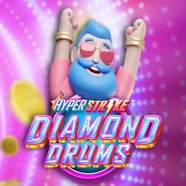 Slots logo of Hyper Strike Diamond Drums from Gameburger Studios at Boomerang Casino