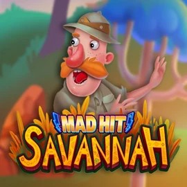 Official Slots logo: Mad Hit Savannah by RubyPlay at Boomerang Casino