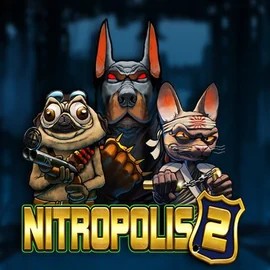Nitropolis 2 slot logo by ELK Studios at Boomerang Casino
