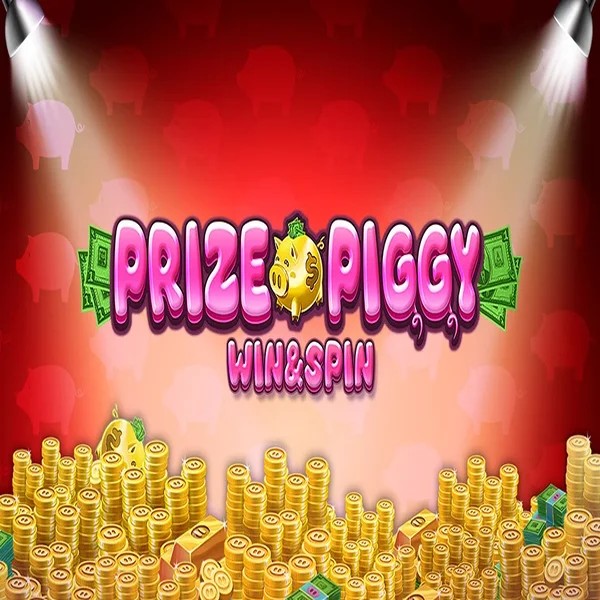 Prize Piggy Win &amp; Spin game by Inspired Gaming – logo hosted on Boomerang Casino