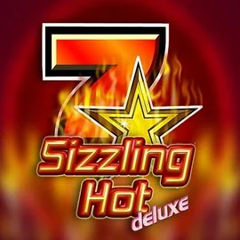 Sizzling Hot Deluxe slot visual from Novomatic available on boomerangkazino.com