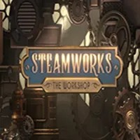 Steamworks The Workshop logo – Slots by Peter &amp; Sons at Boomerang Casino