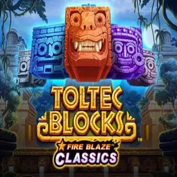 Slots logo of Fire Blaze: Toltec Blocks from Rarestone Gaming at Boomerang Casino